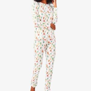 NWOT Roller Rabbit Pajamas - Christmas Gingerbread Party